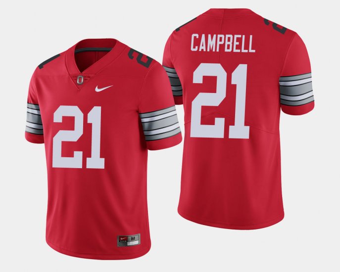 #21 Parris Campbell 2018 Spring Game Limited OSU Men Scarlet Jersey 534957-985
