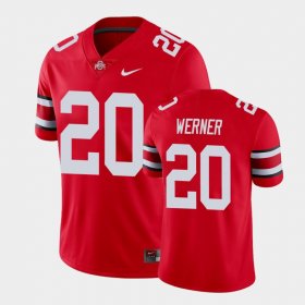 #20 Pete Werner College Football Ohio State Game Men's Scarlet Jersey 983847-891 #20 Pete Werner College Football Ohio State Game Men's Scarlet Jersey 983847-891