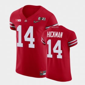 #14 Ronnie Hickman 2021 National Championship Ohio State Buckeyes Playoff Mens Scarlet Jersey 866052-595 #14 Ronnie Hickman 2021 National Championship Ohio State Buckeyes Playoff Mens Scarlet Jersey 866052-595