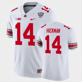 #14 Ronnie Hickman 2021 Sugar Bowl OSU College Football Men's White Jersey 446562-536 #14 Ronnie Hickman 2021 Sugar Bowl OSU College Football Men's White Jersey 446562-536