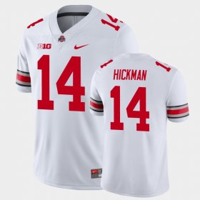 #14 Ronnie Hickman College Football Ohio State Playoff Game Men's White Jersey 906490-542