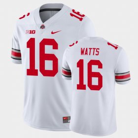 #16 Ryan Watts Game Ohio State Football Men's White Jersey 711885-580