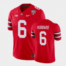 #6 Sam Hubbard 2021 Sugar Bowl Ohio State Buckeyes College Football Men's Scarlet Jersey 372480-557