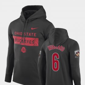 #6 Sam Hubbard Sideline Seismic OSU Football Performance Men Anthracite Hoodie 459479-225