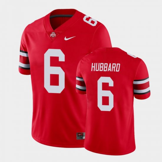 #6 Sam Hubbard College Football Ohio State Game Mens Scarlet Jersey 947640-633