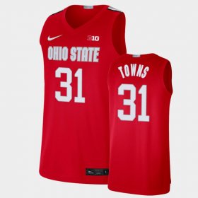 #31 Seth Towns Alumni Limited OSU Buckeyes Basketball Men's Scarlet Jersey 756320-945