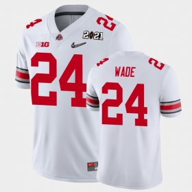 #24 Shaun Wade 2021 National Championship OSU Men's White Jersey 560728-863 #24 Shaun Wade 2021 National Championship OSU Men's White Jersey 560728-863