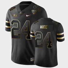 #24 Shaun Wade 2021 Sugar Bowl Ohio State Golden Edition Men Black Jersey 525583-561
