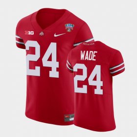 #24 Shaun Wade 2021 Sugar Bowl Ohio State Football Mens Scarlet Jersey 132479-718