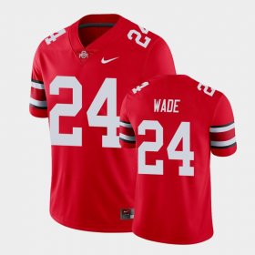 #24 Shaun Wade College Football Ohio State Game Men Scarlet Jersey 384833-983