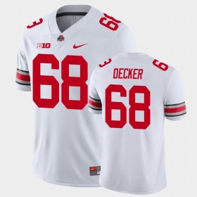 #68 Taylor Decker College Football OSU Buckeyes Playoff Game Men's White Jersey 511959-433 #68 Taylor Decker College Football OSU Buckeyes Playoff Game Men's White Jersey 511959-433