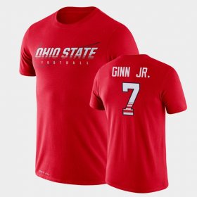 #7 Ted Ginn Jr. Facility Performance Ohio State Men's Scarlet T-Shirt 478500-806