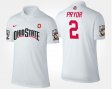 #2 Terrelle Pryor Name and Number OSU Men's White Polo 194228-637