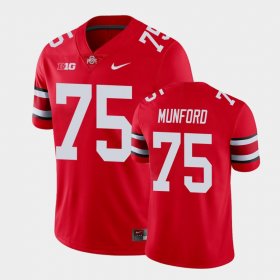 #75 Thayer Munford Game Ohio State Buckeyes Football Mens Scarlet Jersey 125751-594