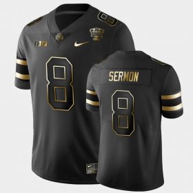 #8 Trey Sermon 2021 Sugar Bowl Ohio State Buckeyes Golden Edition Men's Black Jersey 843344-339 #8 Trey Sermon 2021 Sugar Bowl Ohio State Buckeyes Golden Edition Men's Black Jersey 843344-339