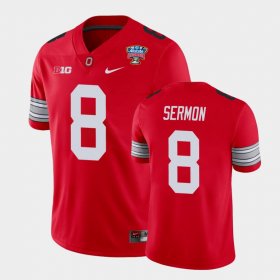 #8 Trey Sermon 2021 Sugar Bowl Ohio State Buckeyes Player Mens Scarlet Jersey 213008-743 #8 Trey Sermon 2021 Sugar Bowl Ohio State Buckeyes Player Mens Scarlet Jersey 213008-743