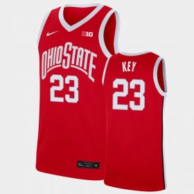 #23 Zed Key Replica OSU Basketball Mens Scarlet Jersey 572151-390