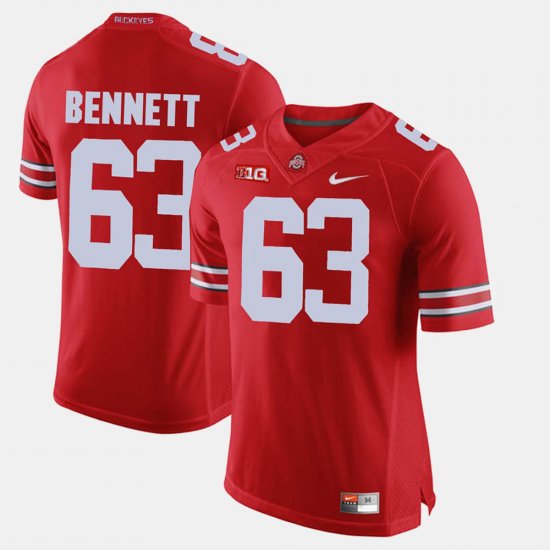 #63 Michael Bennett Alumni Football Game OSU Men Scarlet Jersey 430615-750