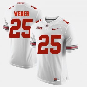 #25 Mike Weber Alumni Football Game OSU Men's White Jersey 265904-509