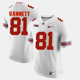 #81 Nick Vannett Alumni Football Game OSU Men's White Jersey 225203-390