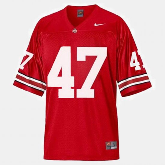 #47 A.J. Hawk College Football OSU Buckeyes Men\'s Red Jersey 218790-582