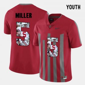 #5 Braxton Miller Pictorial Fashion OSU Youth Red Jersey 218820-481 #5 Braxton Miller Pictorial Fashion OSU Youth Red Jersey 218820-481