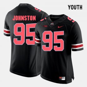 #95 Cameron Johnston College Football OSU Youth Black Jersey 523604-169