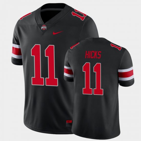 #11 C.J. Hicks Game Ohio State Mens Black Jersey 686848-227