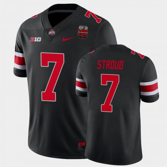 #7 C.J. Stroud 100th Anniversary Ohio State 100th Year Stadium Anniversary Mens Black Jersey 922005-719