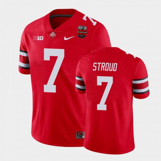 #7 C.J. Stroud 100th Anniversary OSU 100th Year Stadium Anniversary Men\'s Red Jersey 342101-746