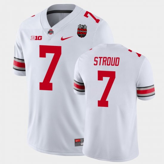 #7 C.J. Stroud 100th Anniversary OSU 100th Year Stadium Anniversary Men\'s White Jersey 803863-704