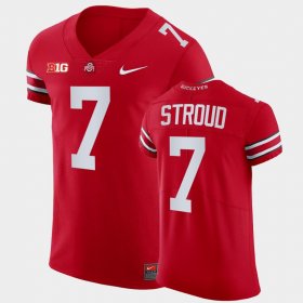 #7 C.J. Stroud College Football Ohio State Elite Men's All Scarlet Jersey 954010-448