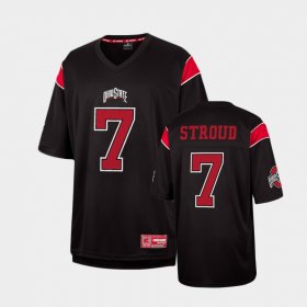 #7 C.J. Stroud Replica Ohio State Buckeyes Fashion Men Black Jersey 460835-420