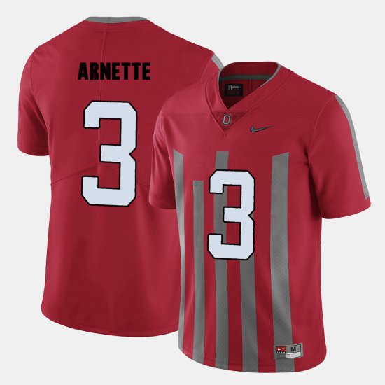 #3 Damon Arnette College Football Ohio State Mens Red Jersey 423270-687