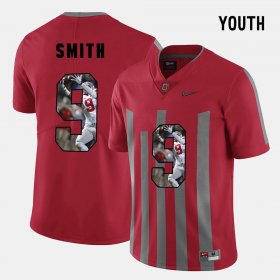 #9 Devin Smith Pictorial Fashion Ohio State Youth Red Jersey 287765-985
