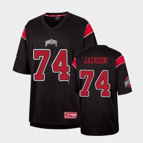 #74 Donovan Jackson Replica Ohio State Fashion Men Black Jersey 430981-544