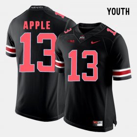 #13 Eli Apple College Football OSU Youth Black Jersey 654779-347