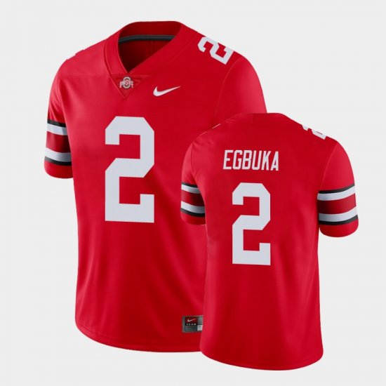 #2 Emeka Egbuka Game Ohio State Men\'s Red Jersey 999249-922