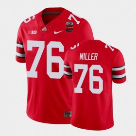 #76 Harry Miller 100th Anniversary Ohio State Buckeyes 100th Year Stadium Anniversary Men's Red Jersey 990868-259