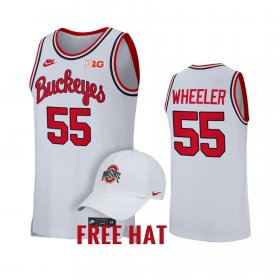 #55 Jamari Wheeler College Basketball OSU Buckeyes Retro Men Wheeler Jersey 434788-880
