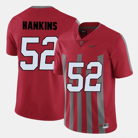 #52 Johnathan Hankins College Football Ohio State Men Red Jersey 289709-552