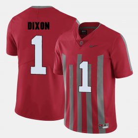 #1 Johnnie Dixon College Football Ohio State Men's Red Jersey 315254-854