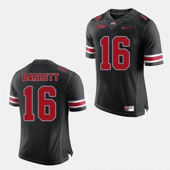 #16 J.T. Barrett College Football OSU Buckeyes Men Black Jersey 464459-967