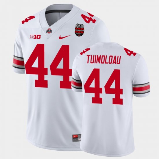 #44 J.T. Tuimoloau 100th Anniversary Ohio State 100th Year Stadium Anniversary Men White Jersey 804586-537