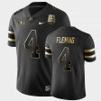 #4 Julian Fleming 100th Anniversary Ohio State Buckeyes 100th Year Stadium Anniversary Golden Mens Black Jersey 793212-402