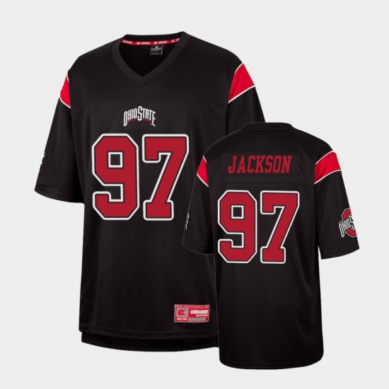 #97 Kenyatta Jackson Replica Ohio State Fashion Mens Black Jersey 362230-339