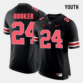 #24 Malik Hooker College Football Ohio State Youth Black Jersey 696983-583