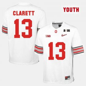 #13 Maurice Clarett College Football Ohio State Youth White Jersey 770041-515