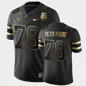 #78 Nicholas Petit-Frere 100th Anniversary OSU 100th Year Stadium Anniversary Golden Mens Black Jersey 190914-846