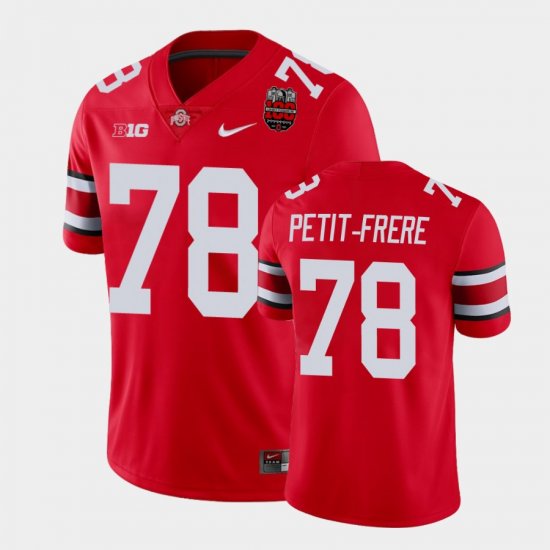 #78 Nicholas Petit-Frere 100th Anniversary Ohio State 100th Year Stadium Anniversary Men\'s Red Jersey 427946-838